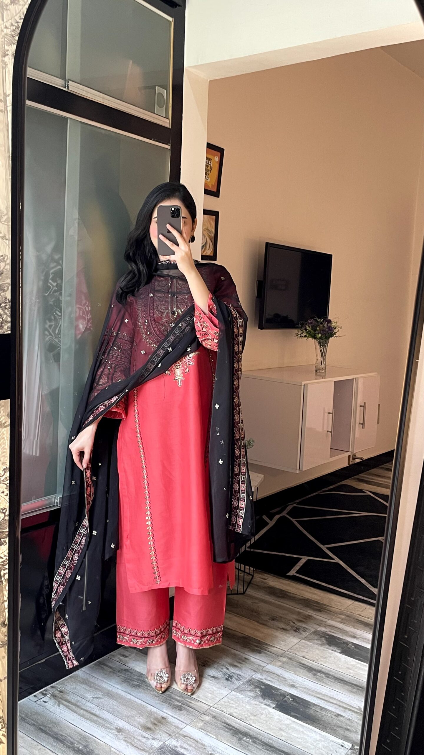 NOOR 3PC - EMBROIDERED DRESS - Image 2