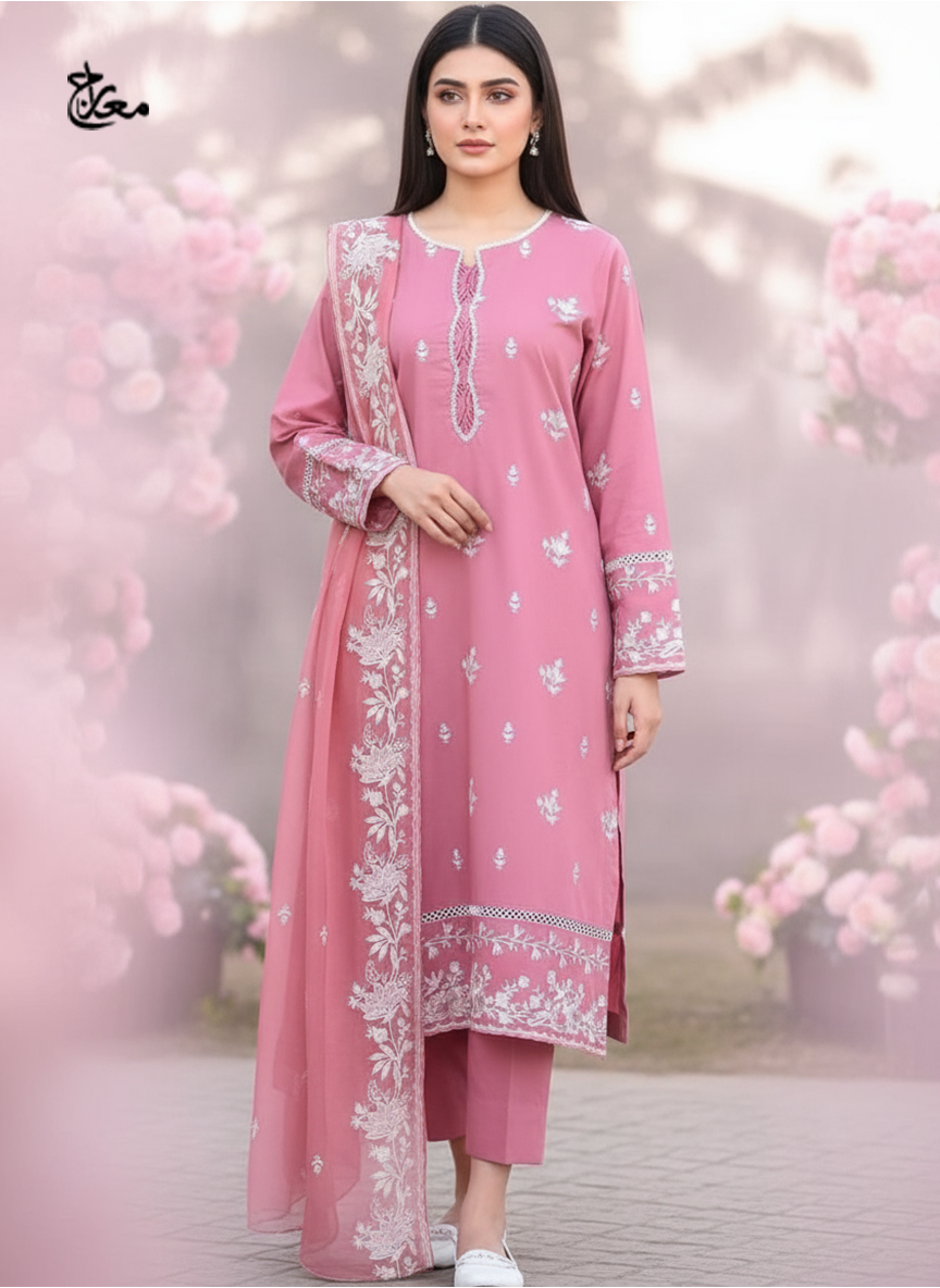 NAZNEEN EMBROIDERY 3PC - Image 2